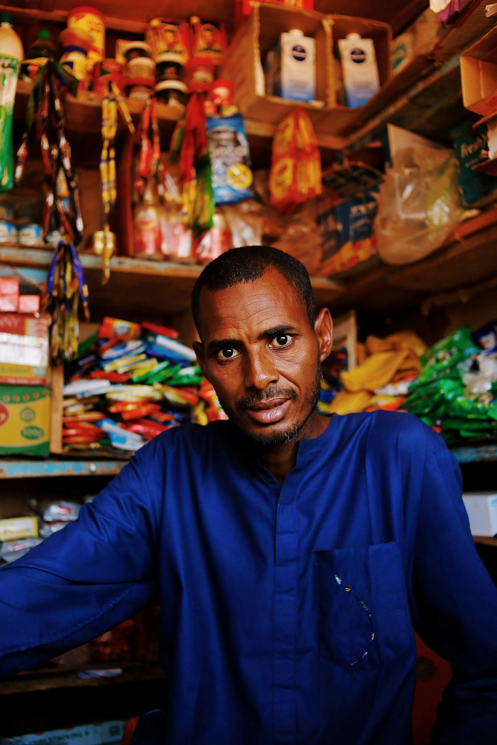 A Nigerian business owner using NairaHQ